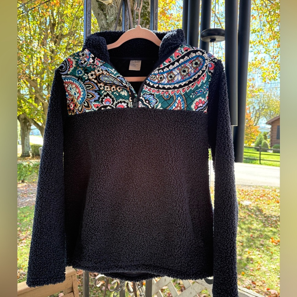 Vera Bradley Black Fleece Jacket